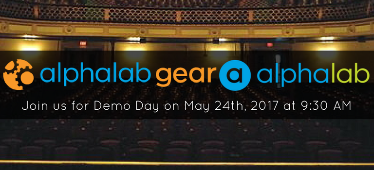 AlphaLab Gear and AlphaLab Demo Day Banner Image