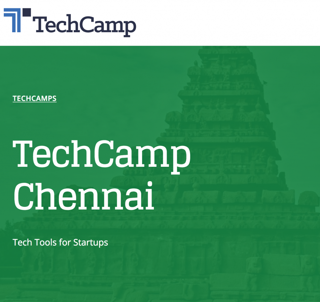 TechCamp Chennai Banner
